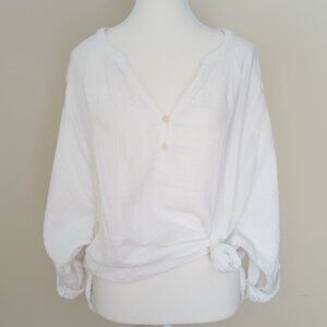 Free People CP Shades Double Cloth Solid Swing Top Size Medium